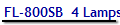 FL-800SB  4 Lamps